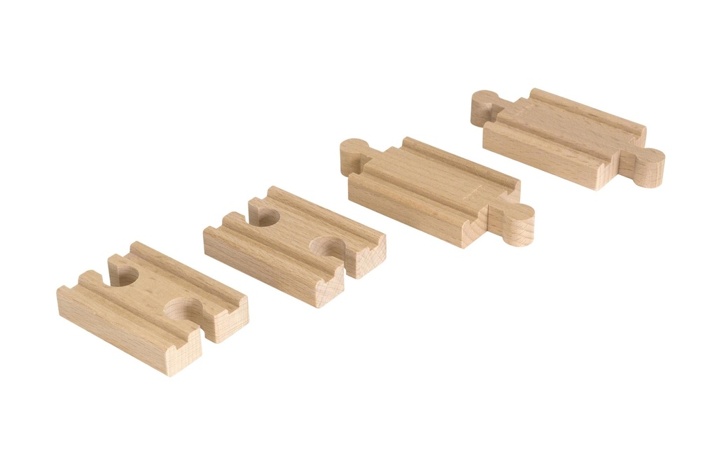BRIO Chemin de fer 1/4 Rails compensateurs droits