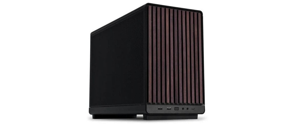 Lian Li Boîtier d’ordinateur A3-mATX Wood Edition Noir/Noix