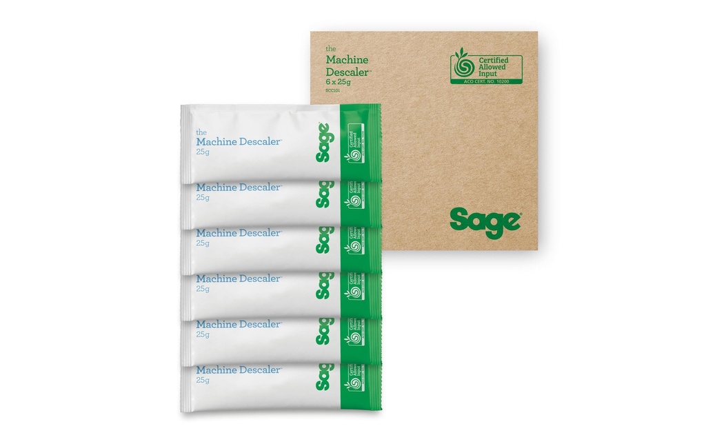 Sage Poudre de nettoyage Machine Descaler 6 Pièce/s