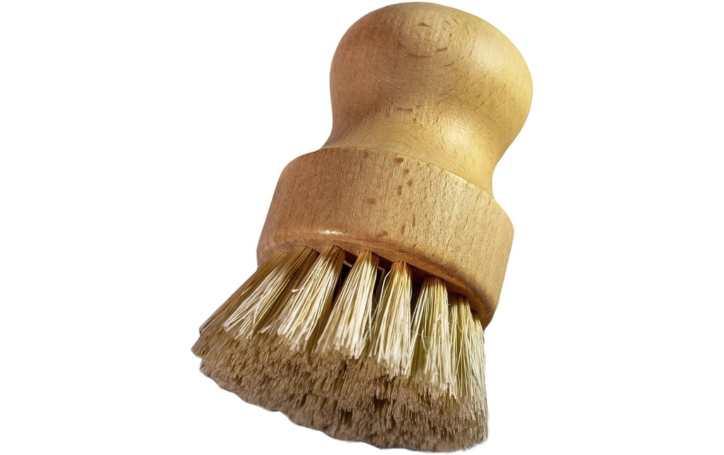 Gusskoenig Brosse à vaisselle en bois avec poils en sisal pour la fonte