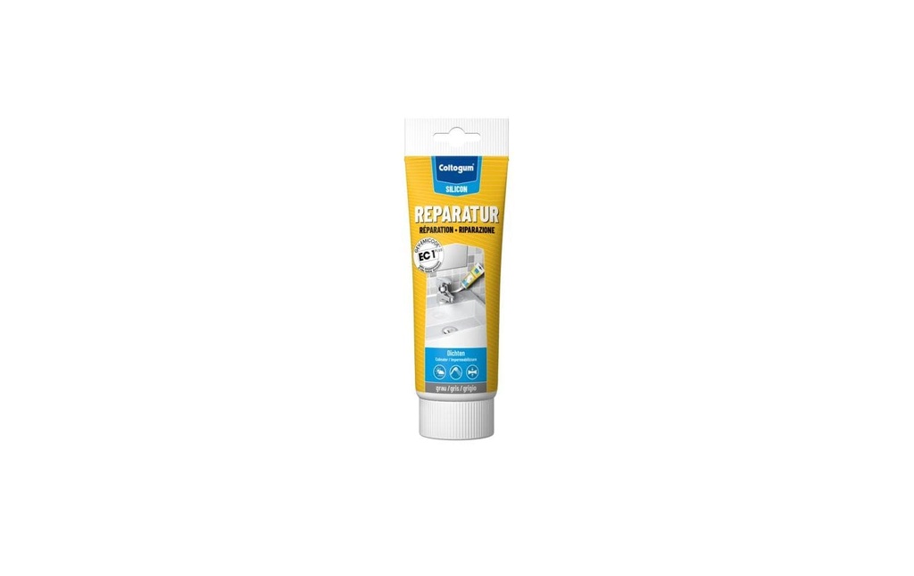 Coltogum Mastic d'étanchéité Silicone de réparation gris 100 ml