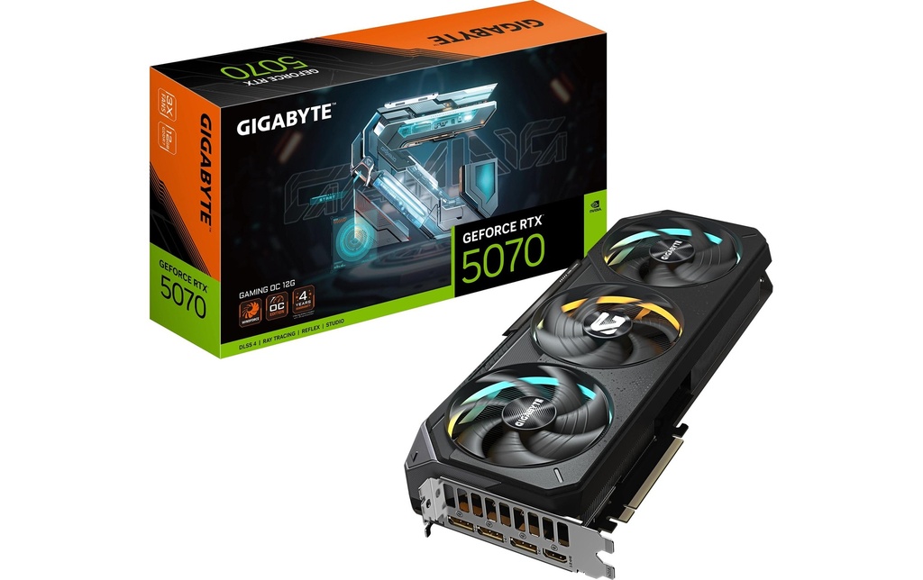 Gigabyte Carte graphique GeForce RTX 5070 GAMING OC 12 GB