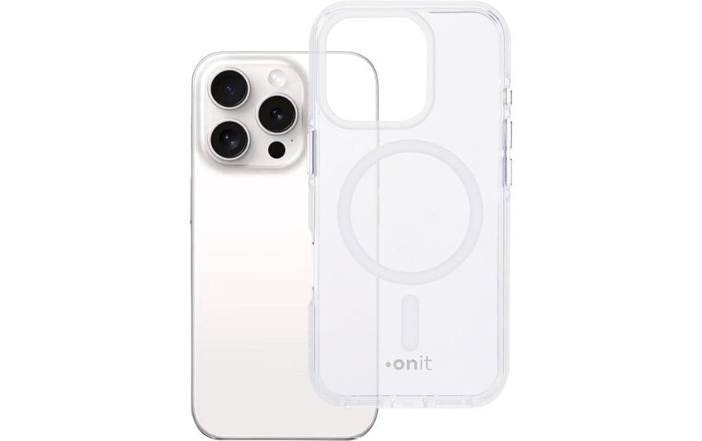 onit Coque arrière Armorix iPhone 16 Pro Blanc transparent