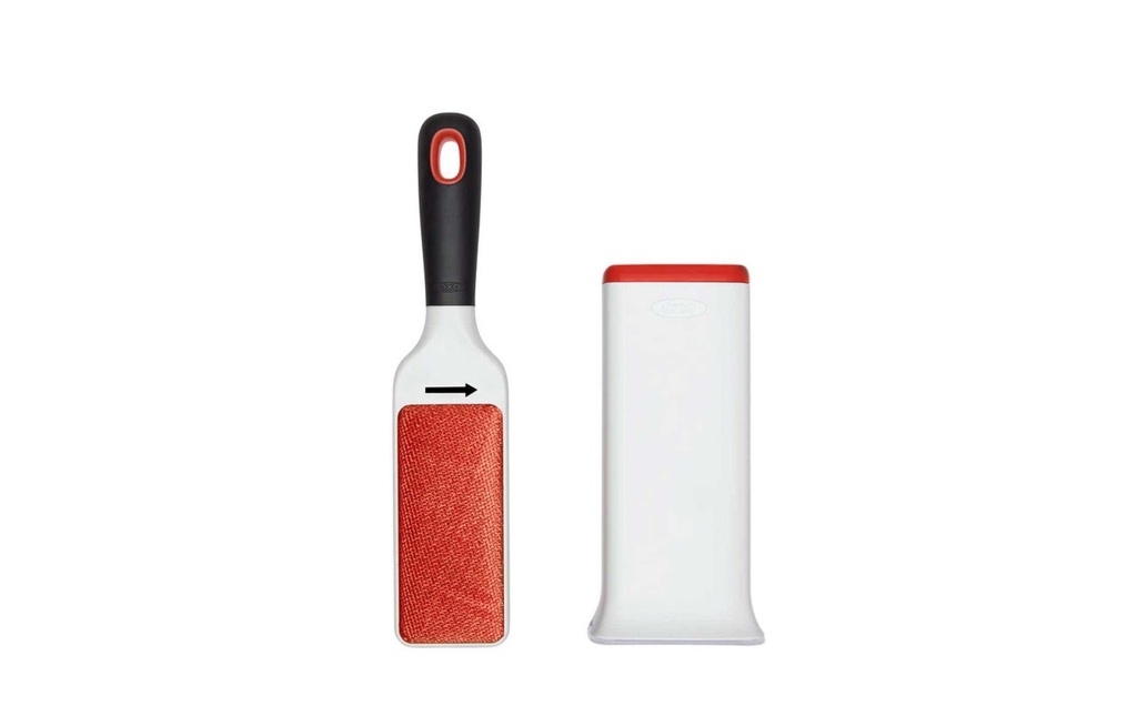 Oxo Good Grips Brosse à vêtements FurLifter Noir/Rouge/Blanc