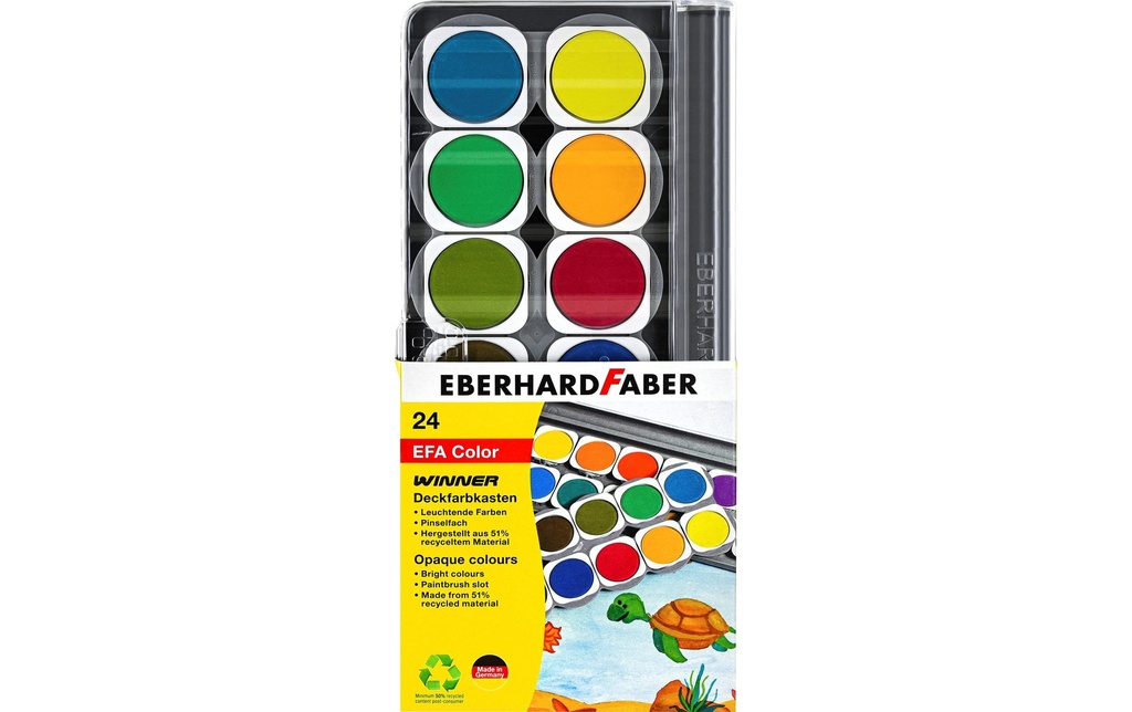 Eberhard Faber Peinture à l’eau Winner 24 pièces