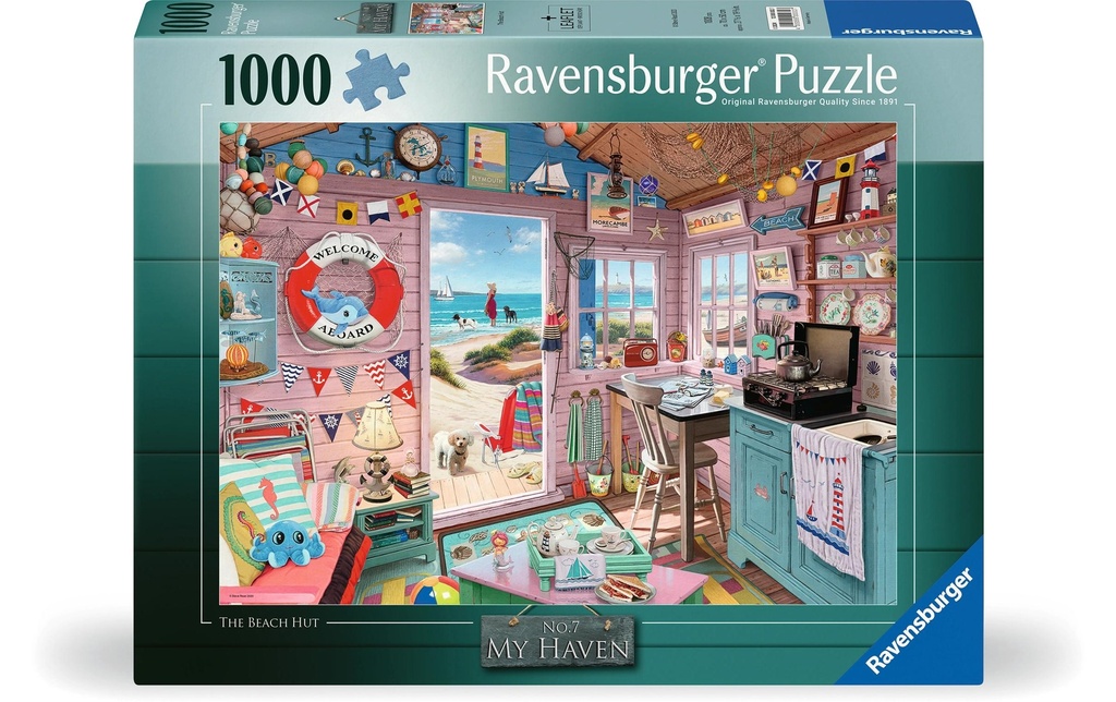 Ravensburger Puzzle La cabane de plage 1000 pièces