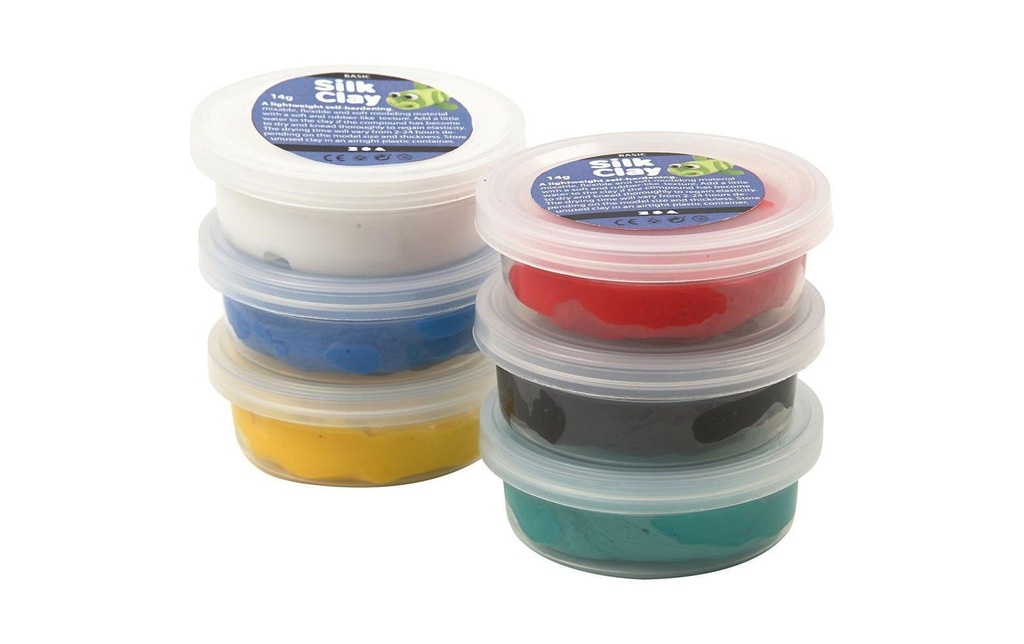 Creativ Company Set de modélisation Silk Clay 6 x 14 g Standard
