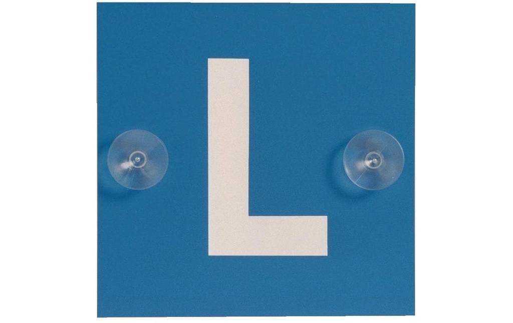 TopLine L-plaque avec ventouses, mat. synthétique, 16 x 16 cm