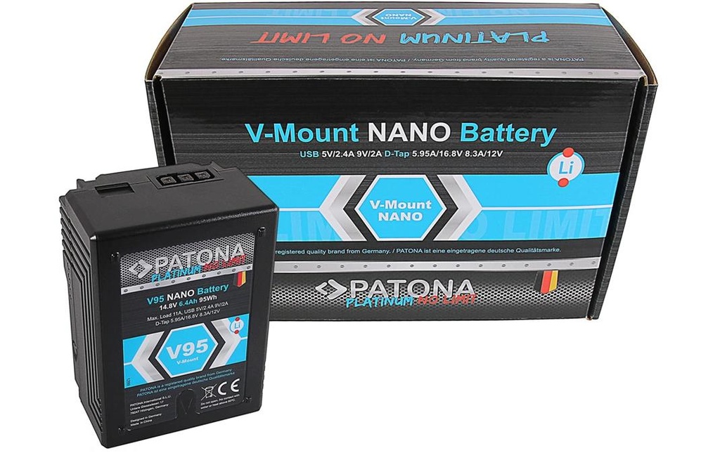 Patona Batterie pour Appareils photo numérique Batterie Platinum NANO pour Sony DSR 600P