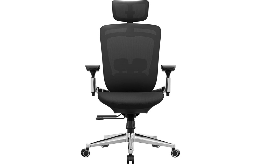 Songmics Chaise de bureau avec accoudoirs et piétement