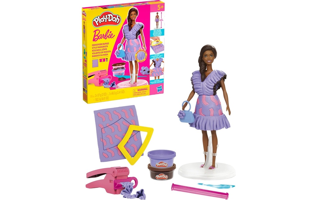 Play-Doh Pâte à modeler Barbie Frou-frou et tresses
