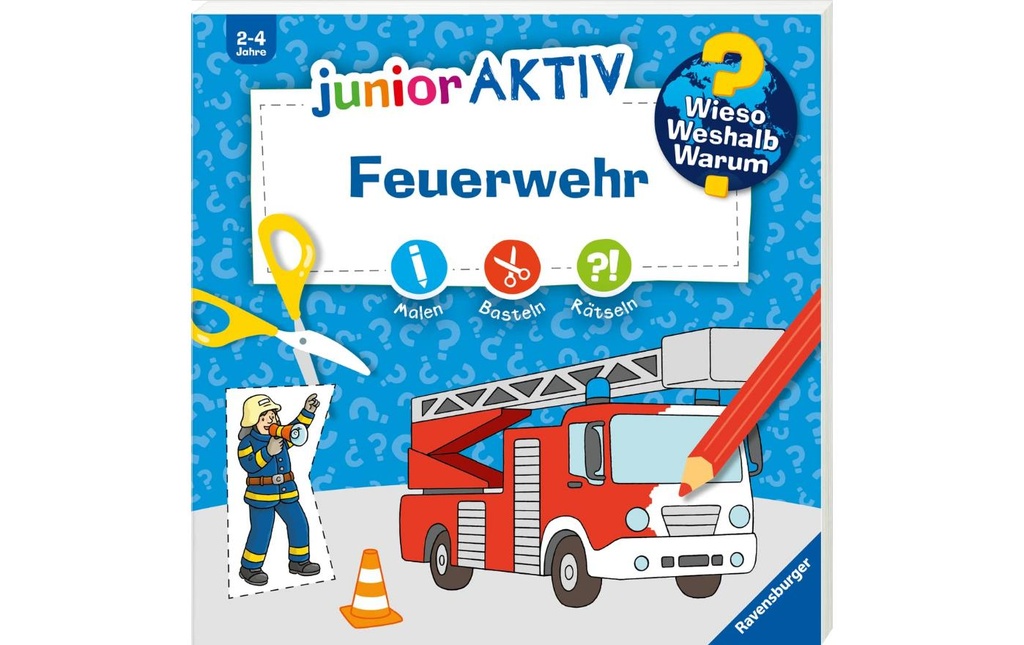 RAVENSBURGER Cah.activ WWW junior pompiers (48 pces)