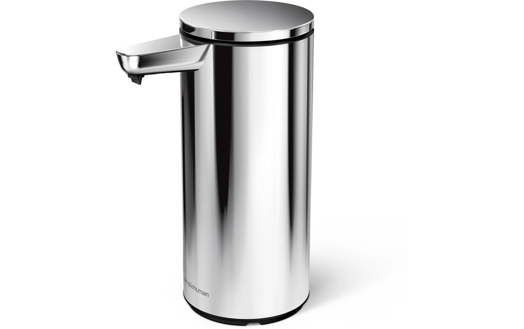 Simplehuman Distributeur à capteur Rechargeable 266 ml, Acier inoxydable