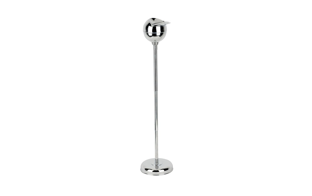 Kare Cendrier sur pied Spheric Chrome Argenté