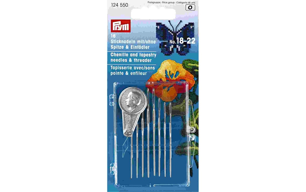 Prym Aiguille de broderie Nr. 18-22 16 Pièce/s