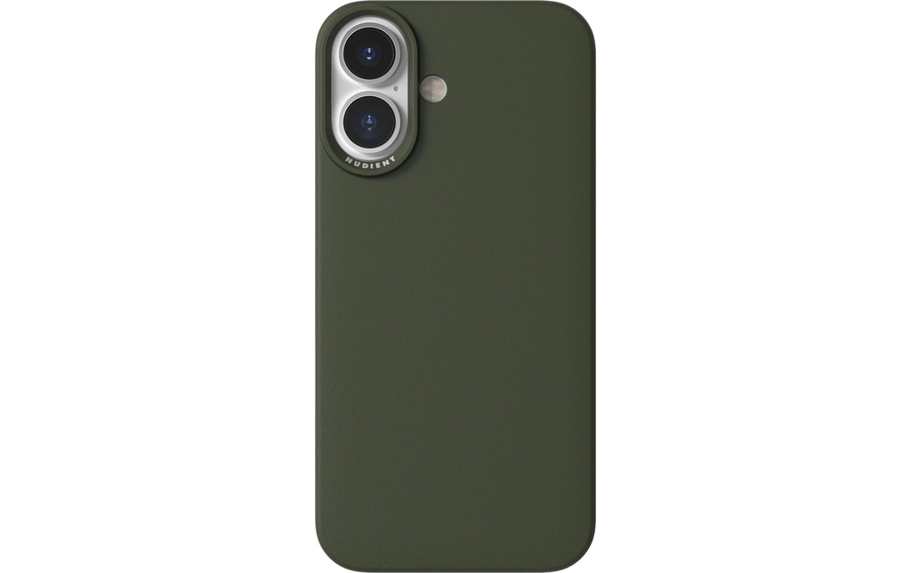 Nudient Coque arrière Thin Case Magsafe iPhone 16 Pine Green
