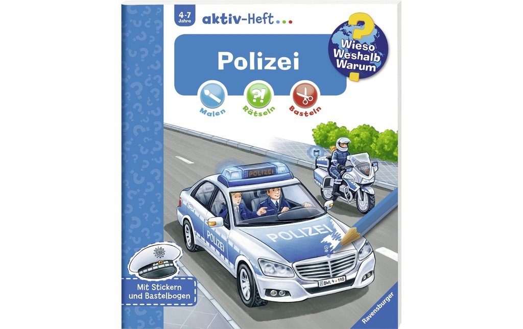 RAVENSBURGER B'Buch WWW aktiv-Heft Polizei (20 pces)