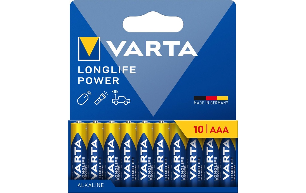 Varta Pile Longlife Power AAA , 10 Pièce/s