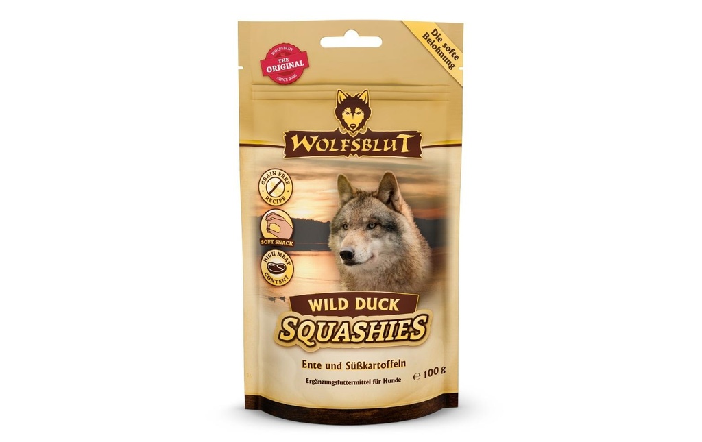Wolfsblut Snack soft Squashies Canard sauvage, 100g