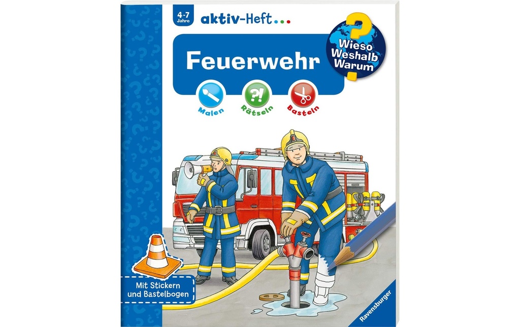 RAVENSBURGER B-Buch WWW aktiv-Heft Feuerweh (20 pces)