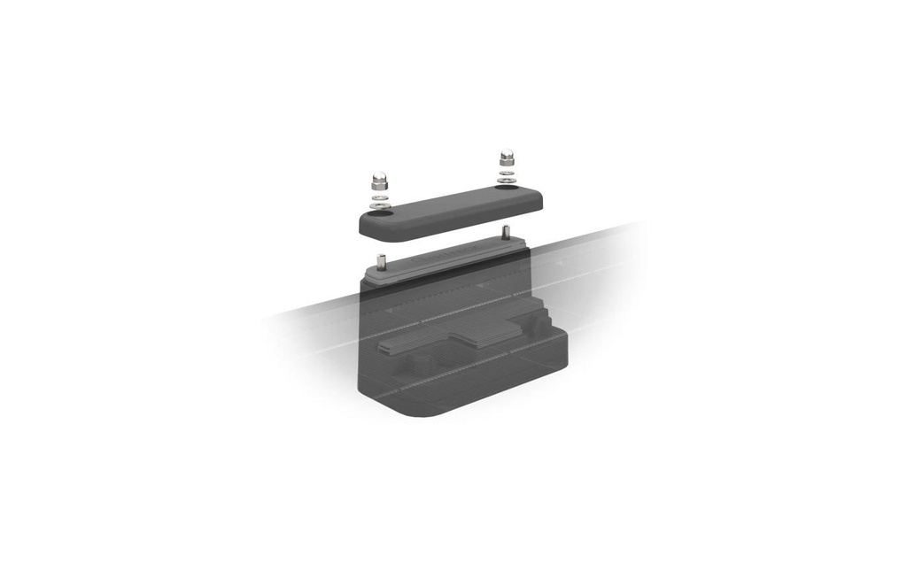 UNITECK Fixation longitudinale de module solaire pour cadres de 30 et 35 mm