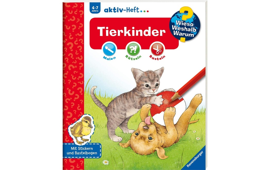 RAVENSBURGER Carnet actif WWW animaux (20 pces)