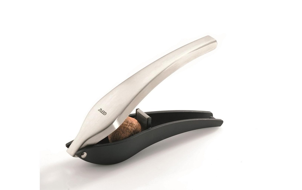 GEFU Casse-noisettes Manolo 21.8 cm, Noir/Argenté