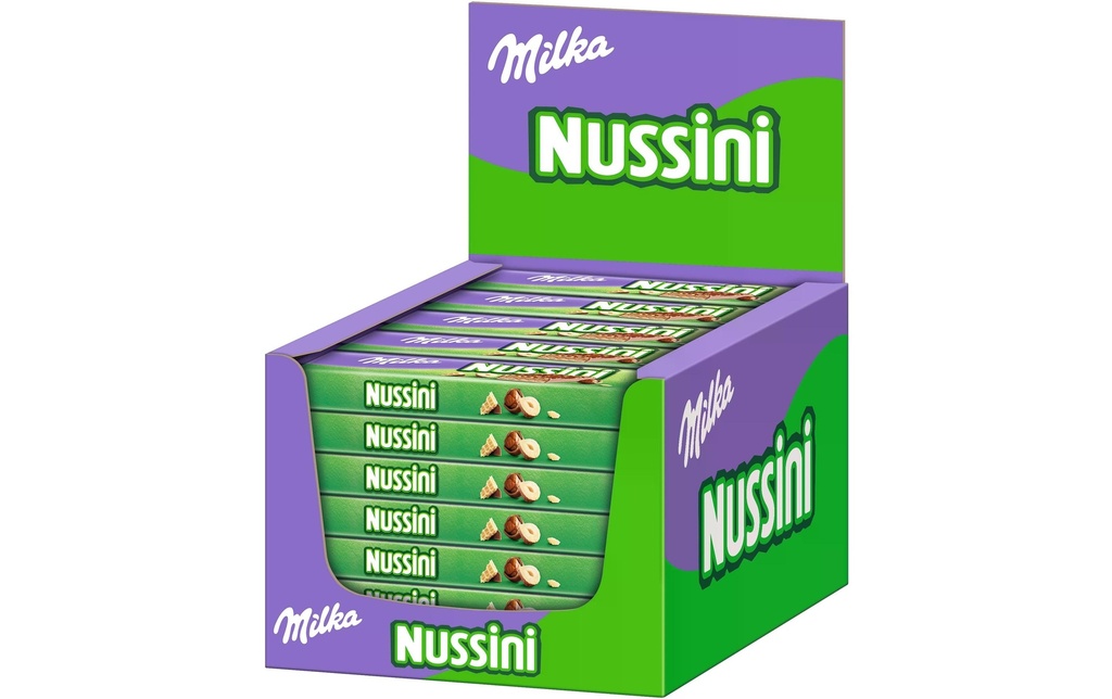 Milka Barres de chocolat Nussini 35 x 31.5 g