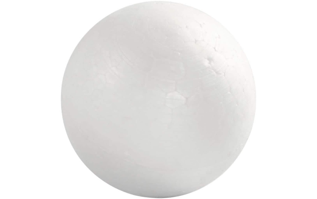 Creativ Company Boules en polystyrène 6 cm, blanc, 50 pièces