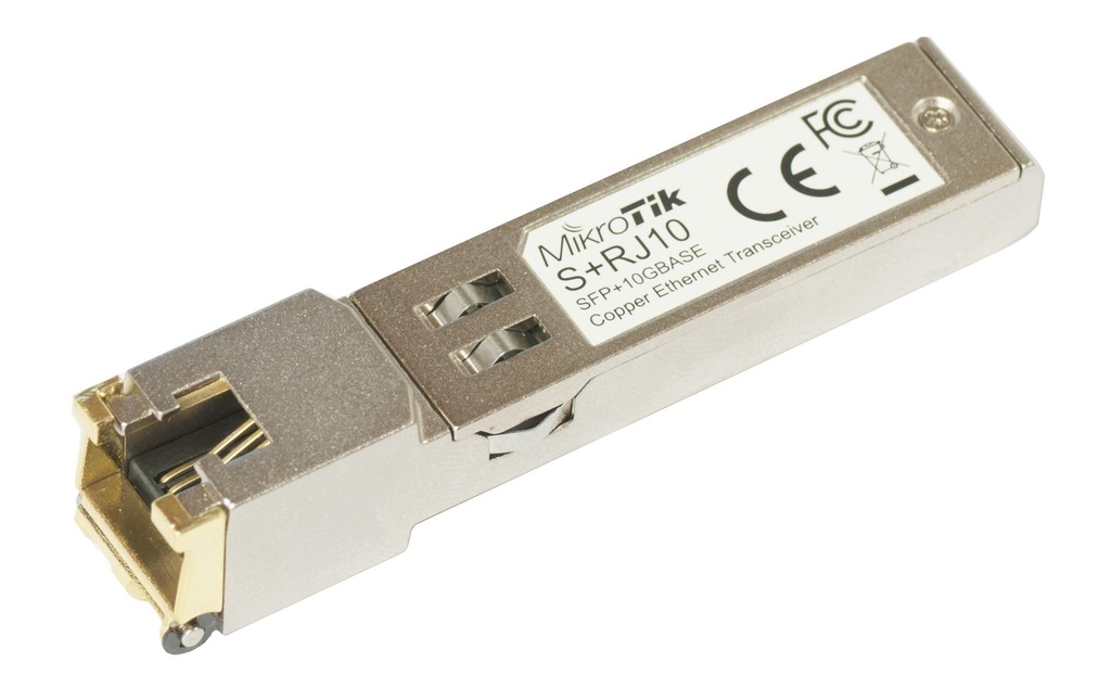 MikroTik Module SFP+ S+RJ10 10G RJ-45 cuivre