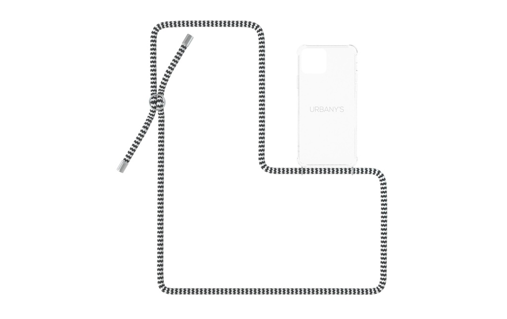 Urbany's Necklace Case iPhone 14 Hypnotic Zebra