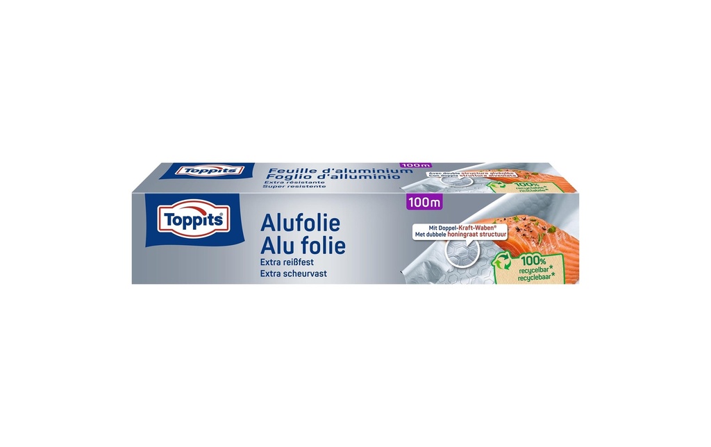 Toppits Feuille d'aluminium Maxipack 100 m