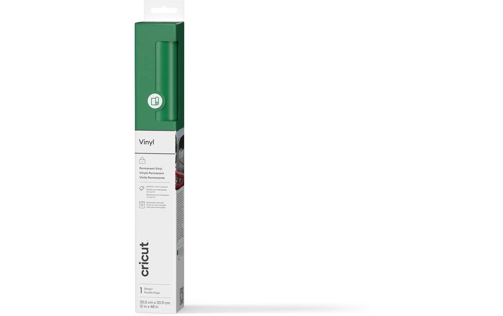 Cricut Film de vinyle Premium  Permanent 30.5 x 122 cm Vert