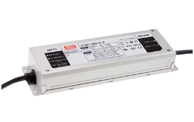 MeanWell Pilote de LED ELG-300-24A, 24 V, 300W Single Color