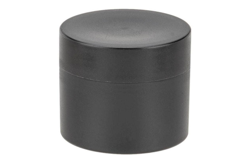 Glorex Barattolo per cosmetici à double paroi 5 ml, noir