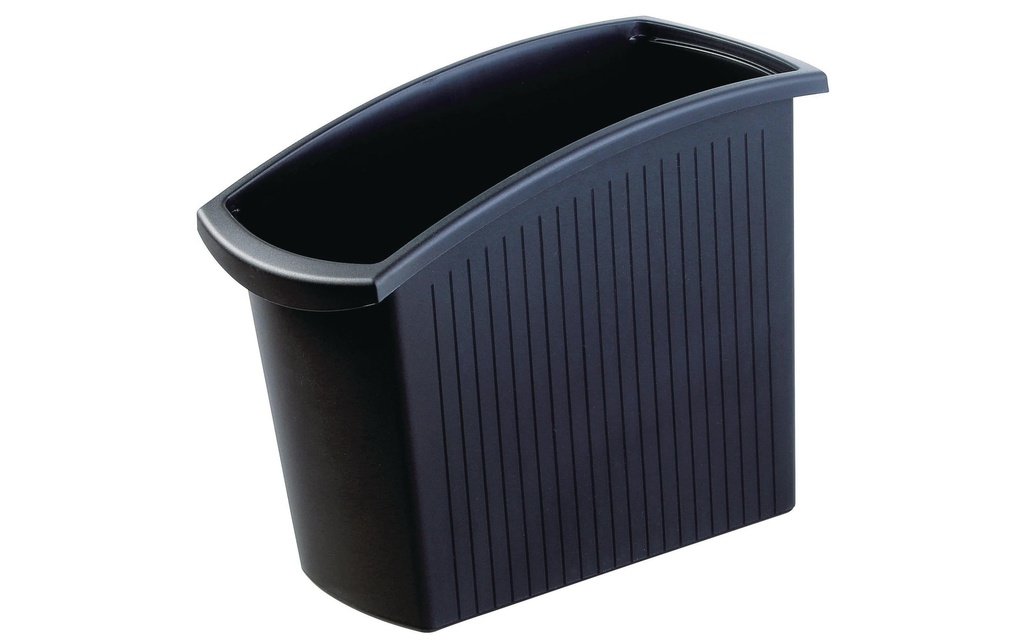 HAN Corbeille à papier MONDO 18 l, Noir