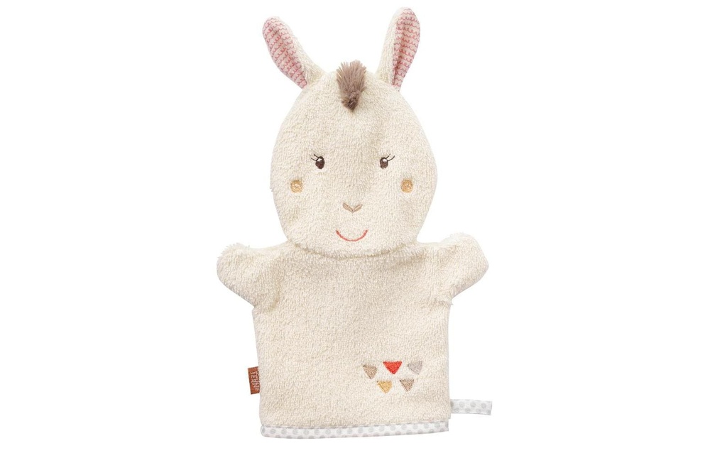 fehn Gants de toilette pour bébé Lama Peru