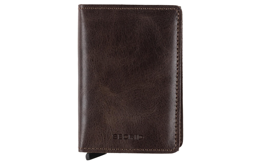 SECRID Portefeuille Slimwallet Vintage Chocolate