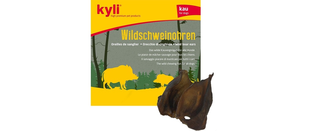 kyli Produit à mâcher  Oreilles de sanglier 250 g