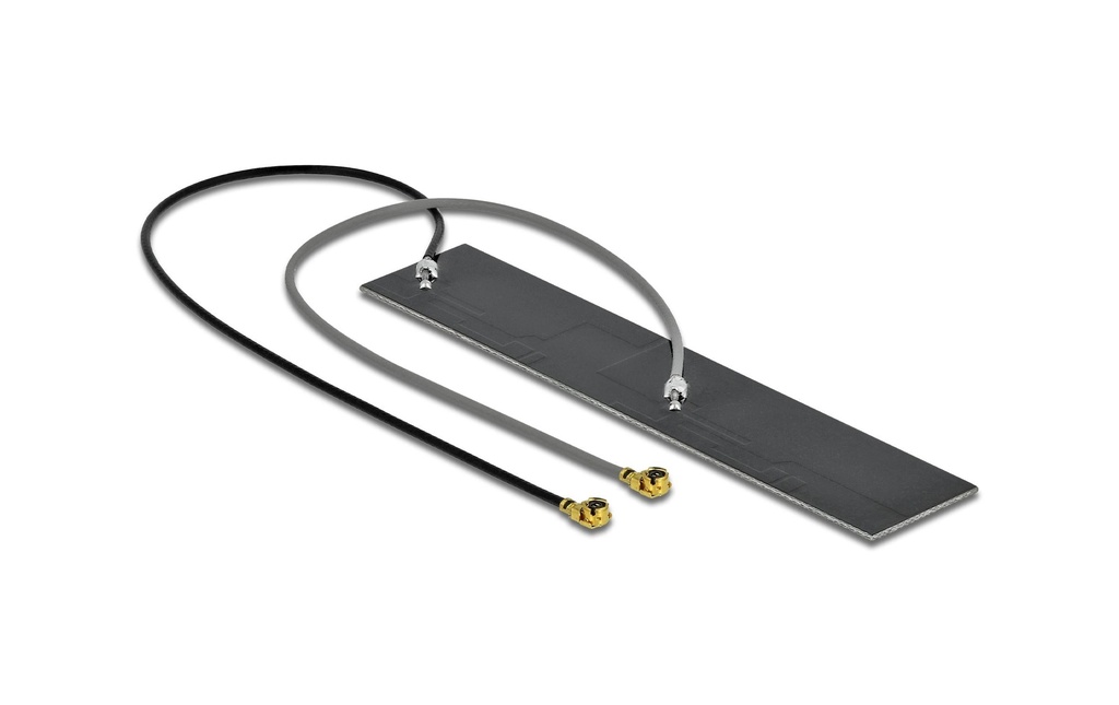 Delock Antenne Wi-Fi Double bande, 2xMHF-I/U.FL MHF I 4 dBi Rayonnement omni directionnel