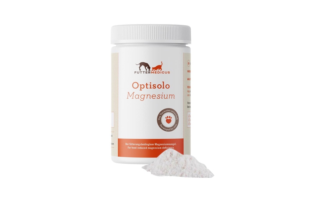Futtermedicus Supplément alimentaire pour chiens Poudre de magnésium, 120 g
