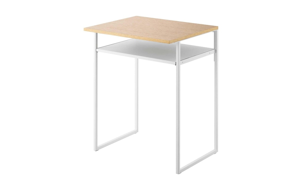Yamazaki Table d'appoint Tour 53 x 45.2 x 66.8 cm, blanc