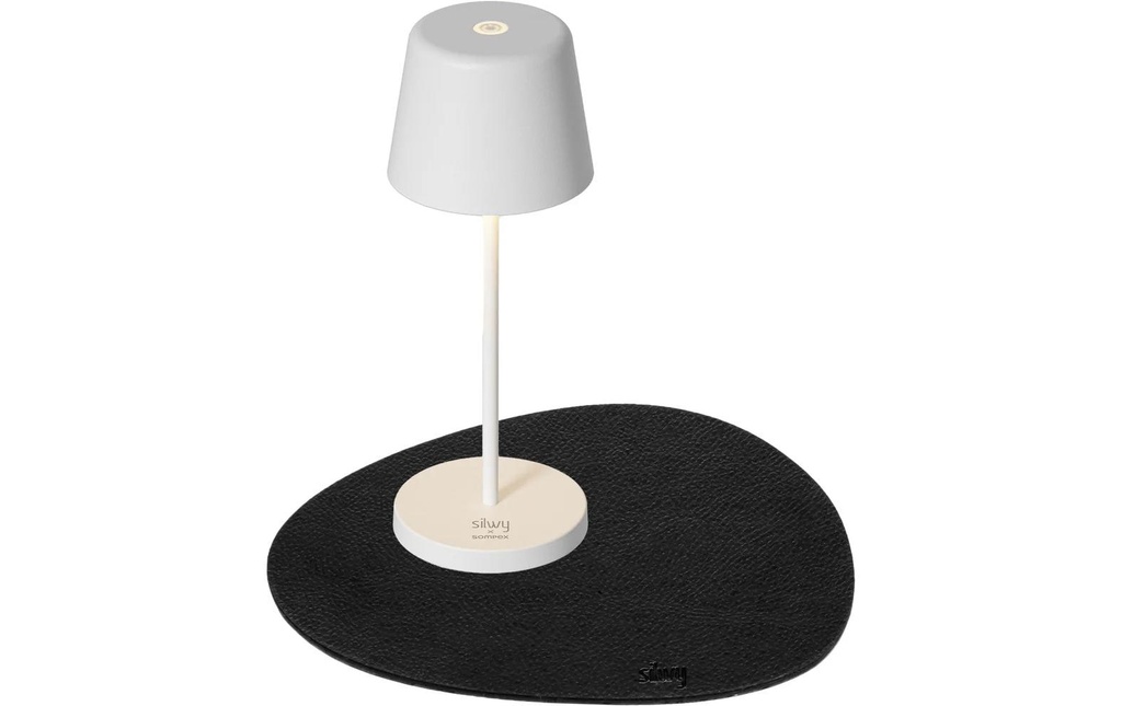 Silwy Lampe de bureau Lampe magnétique Monaco Blanc, set de table inclus