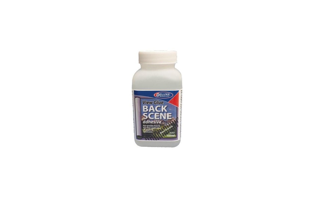 Deluxe Materials Colle pour modélisme Back Scene 225 ml, Transparent