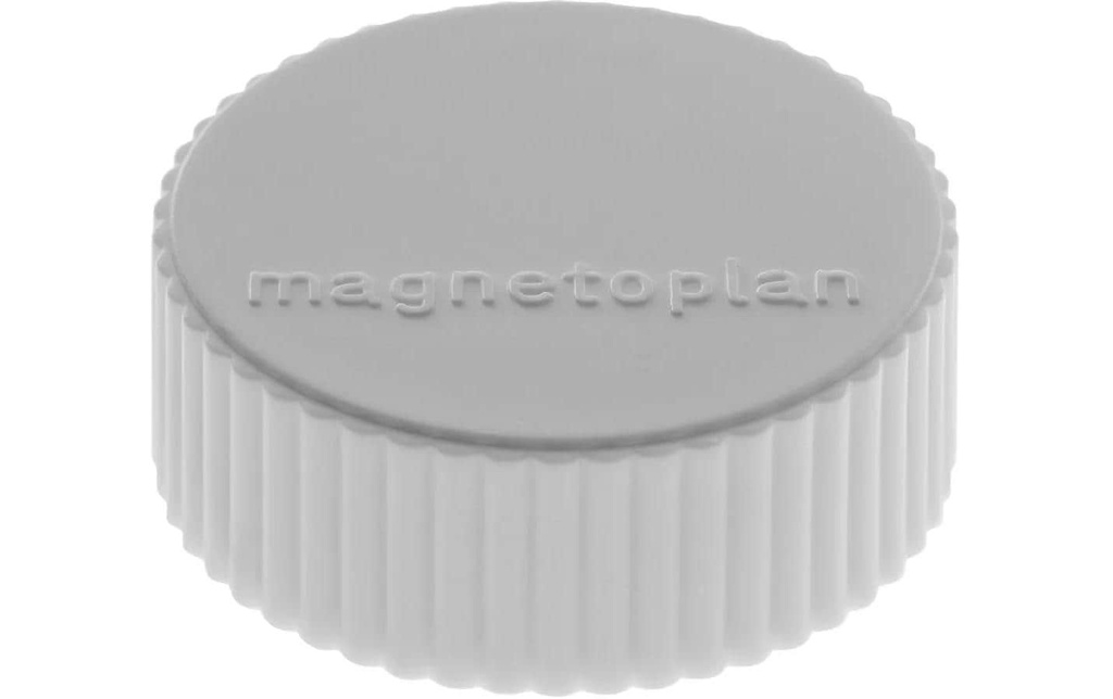 Magnetoplan Aimant Discofix Magnum Ø 3.4 cm Gris, 10 Pièce/s