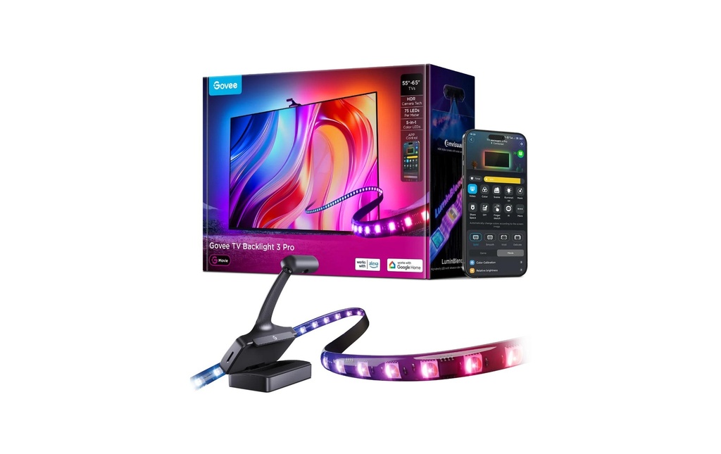 Govee Rétroéclairage TV Cam 3 Pour
