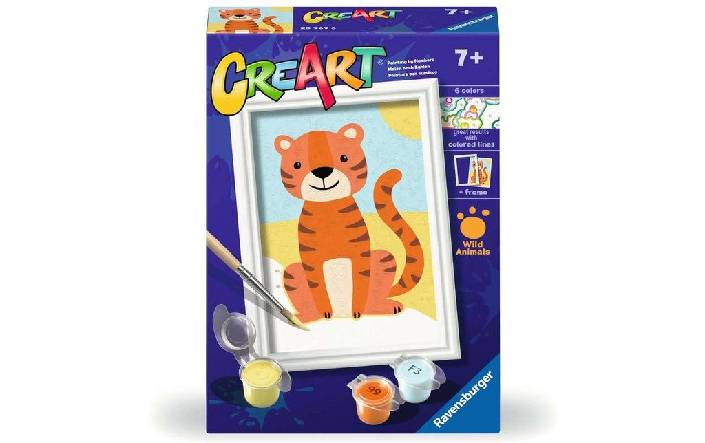 Ravensburger Peinture avec chiffres CreArt Tigre sauvage