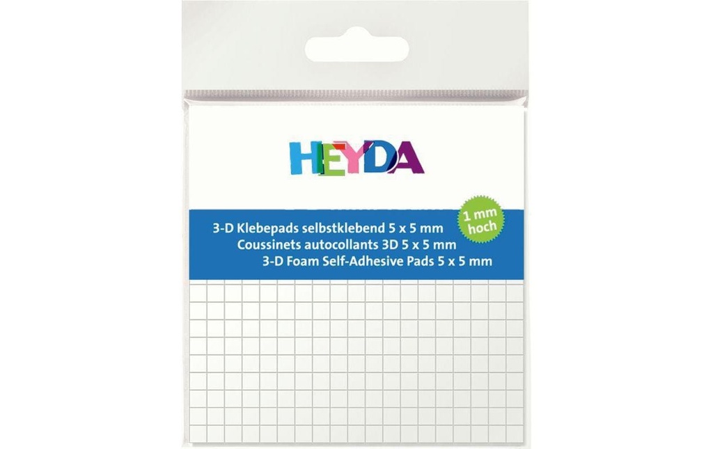 Heyda Pastille adhésive 361 Pièce/s, Blanc