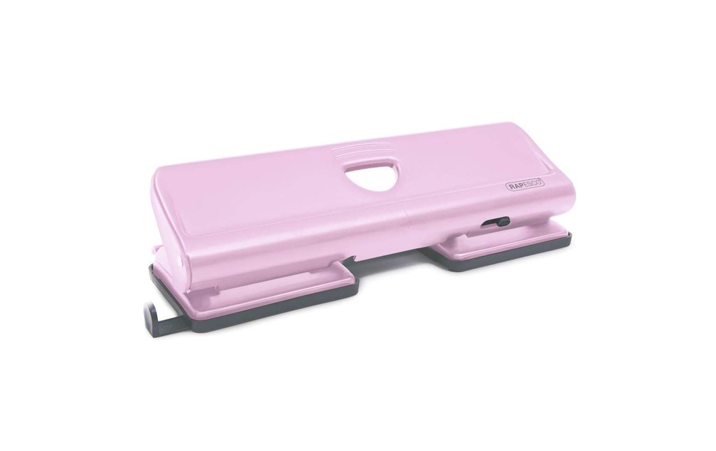 Rapesco 720 Perforateur métallique 4 trous Capacité de 20 feuilles, rose