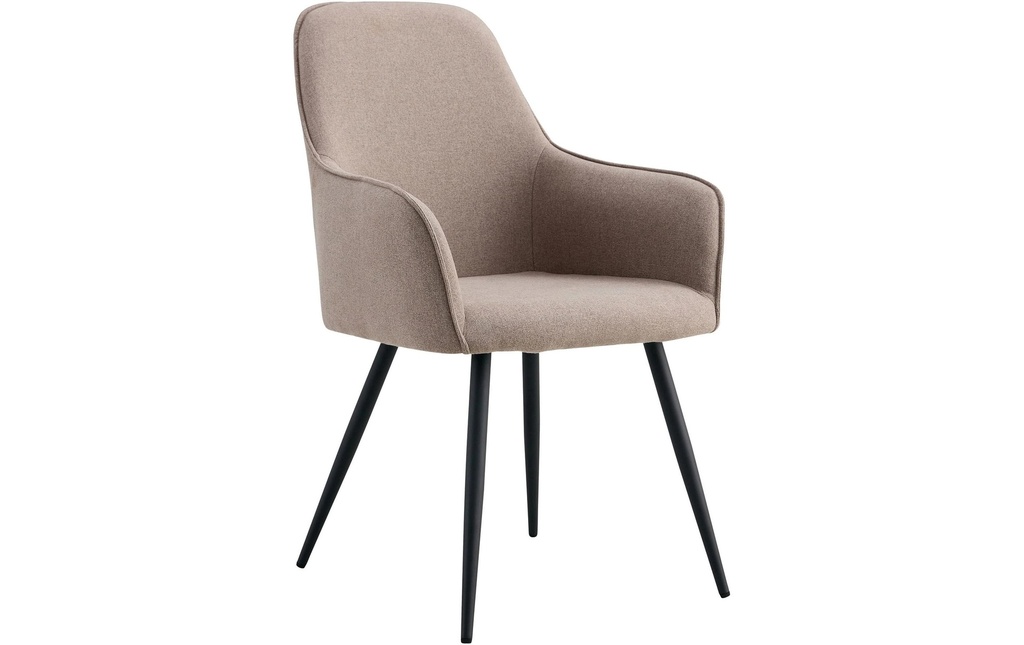 House Nordic Chaise Harbo 65 x 57 x 87, Noir/Stone Gray,  2 pièces